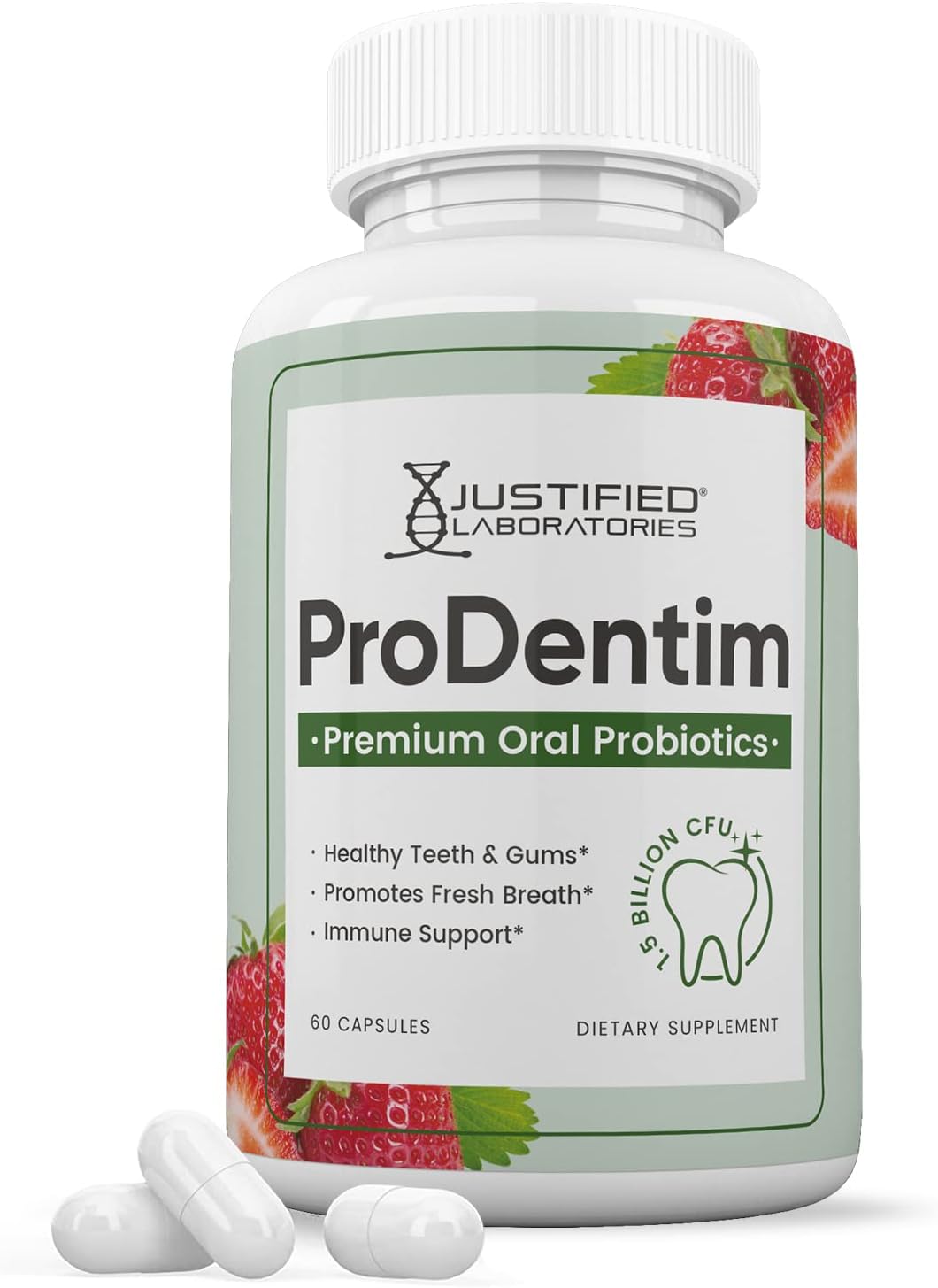 Prodentim 1.5 Billion CFU Oral Probiotic Supports Strong Healthy Gums ...