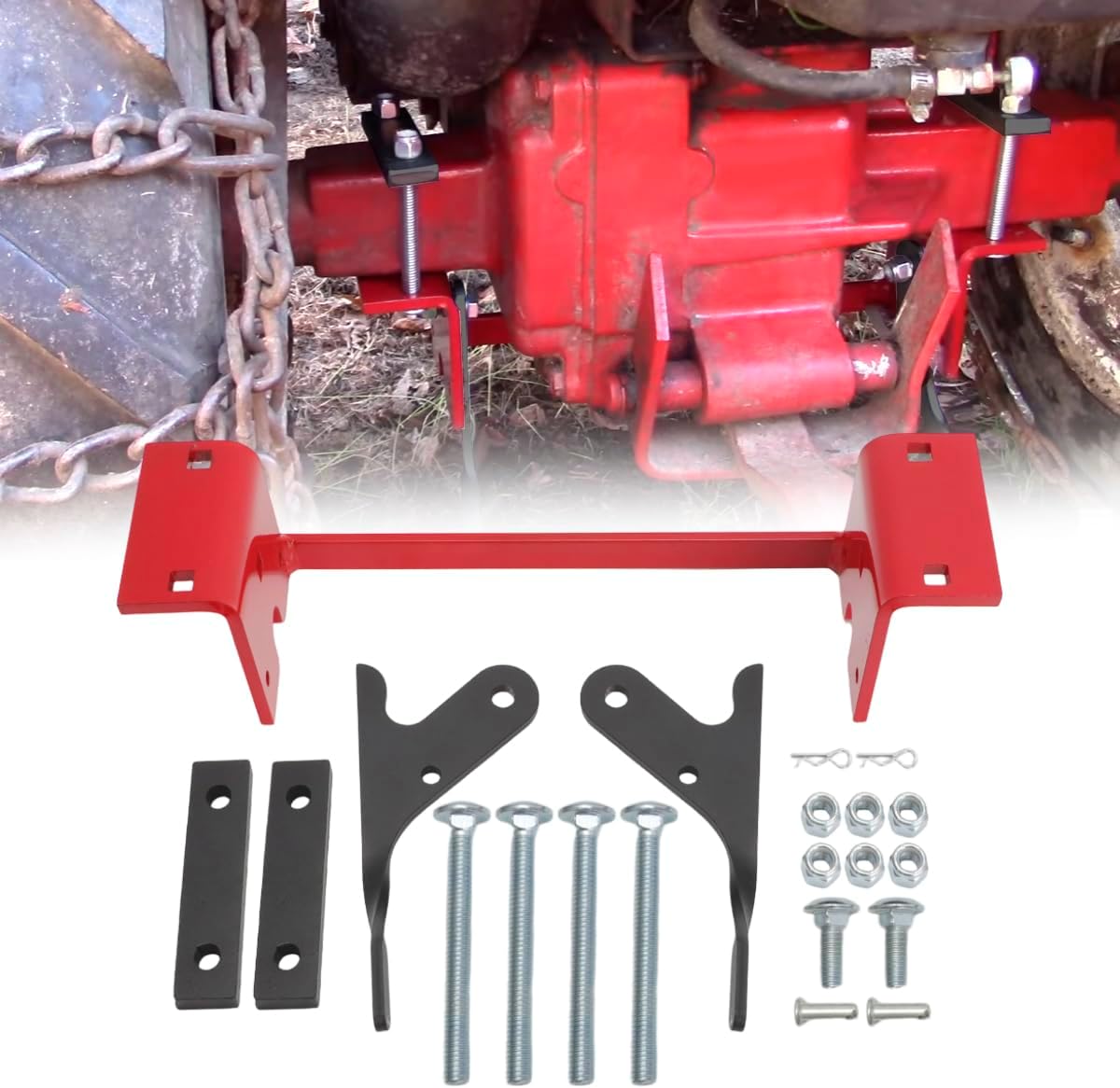 for Wheel Horse Tractor B C 300 400 500 Series & 800 Special Rear Axle Mount | Bracket Kit for Tiller, Dozer Blade and Snow Plow Attachment