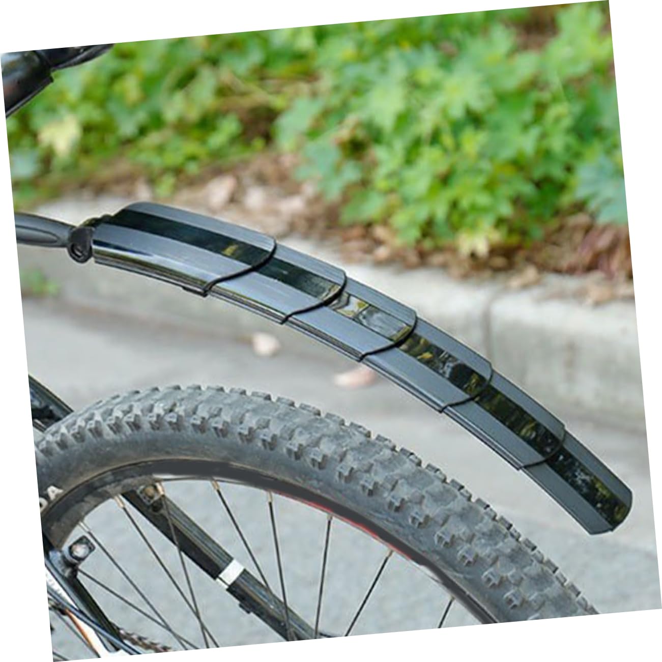 Mipcase Garde-Boue vélo Velo de Route Gravel Velo Anti poussiere Lenoir Velo Gravel Garde-Boue pour vélos vélo de Montagne Garde-Boue Solide Garde-Boue de vélo Plastique Black