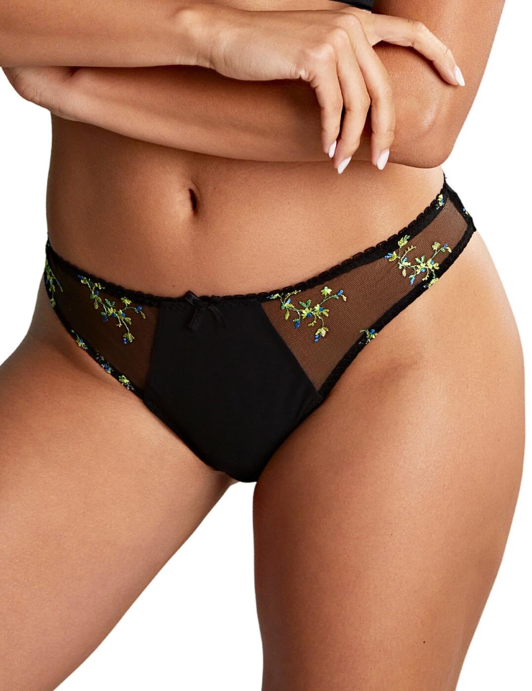 Panache 10972 Meadow Brazilian Brief Black