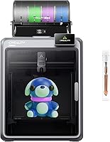 Vista 9 de Creality Oficial K2 Combo(A) Impresora 3D, Impresión Multi-Color con CFS, 600mm/s de Alta Velocidad, Cámaras AI, Nivelación Automática Completa, Eje