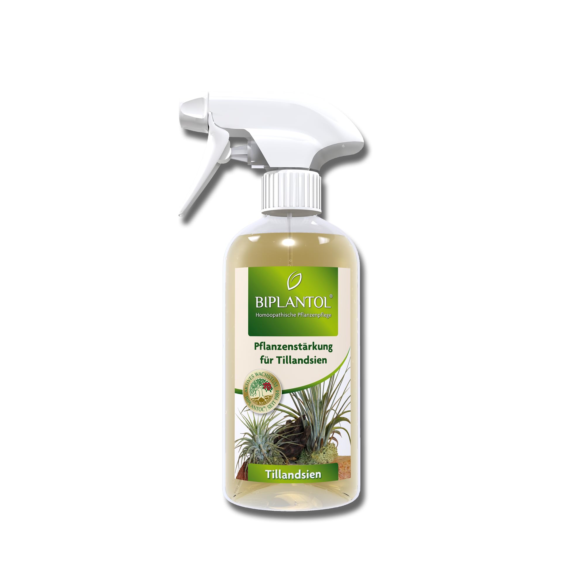 BIPLANTOL® Tillandsien Spray 500ml – Bio Pflegespray für Tillandsien & Bromelien – Fördert Vitalität & Blühfreude – Ideal für Luftpflanzen – Blattpflege ohne Kalkflecken – Made in Germany