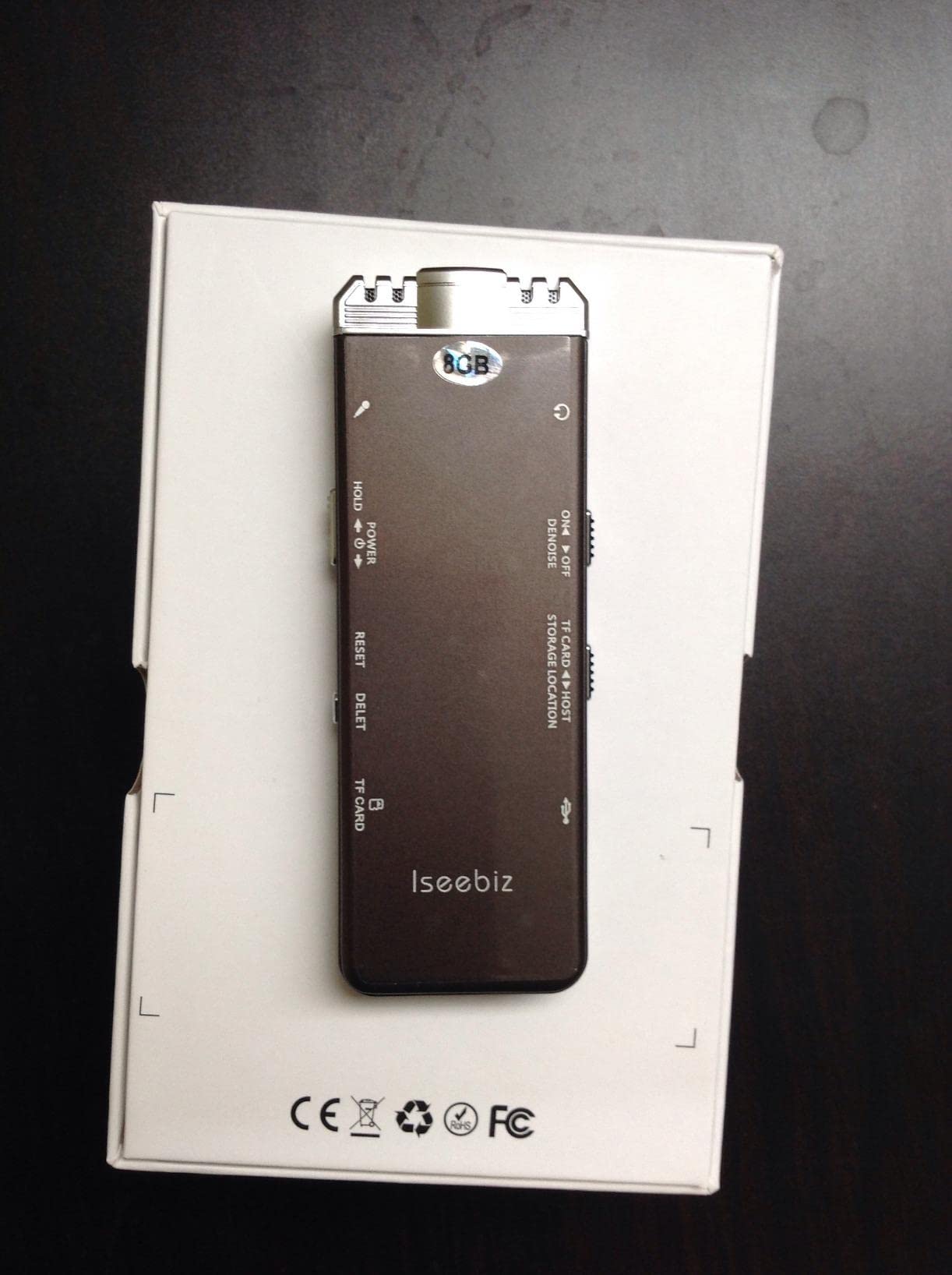 Digital Voice Recorder, 8GB Audio Sound Recorder 1536Kbps MP3 Player PCM Linear Recording Dictaphone, with Dual Stereo Mic?DSP + ADC Decoding, Voice Activated, T-mark Function, Dynamic Noise Reduction