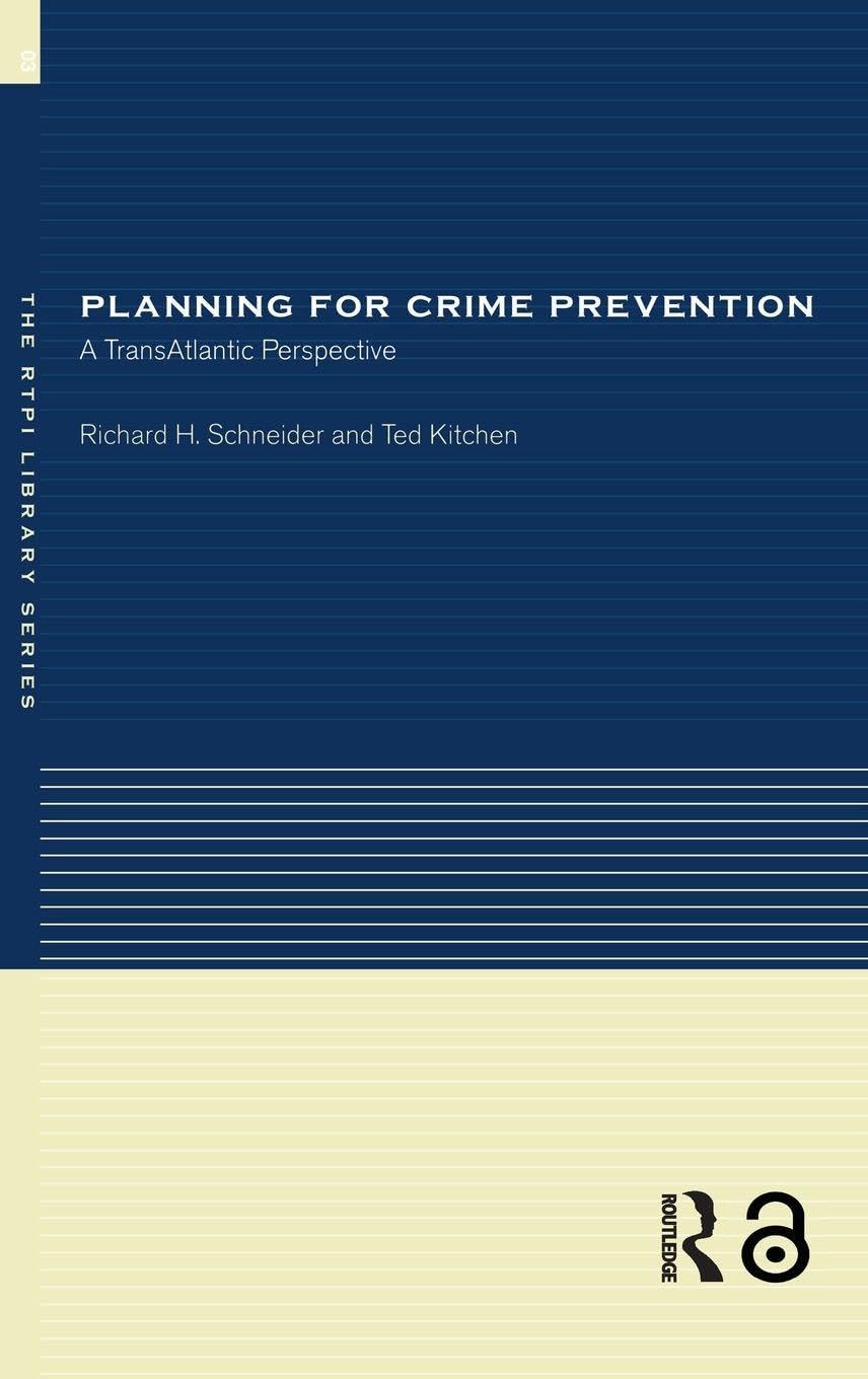 Planning for Crime Prevention livre urbanisme sécurité publique