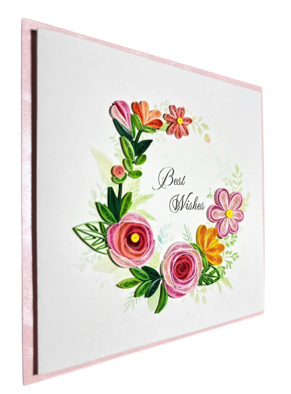 Handcraft - Tarjeta de felicitación de cumpleaños 3D para él, ella, amiga, mamá, hija, hermana, interior en blanco, incluye sobre, listo para regalar, papel de alta calidad
