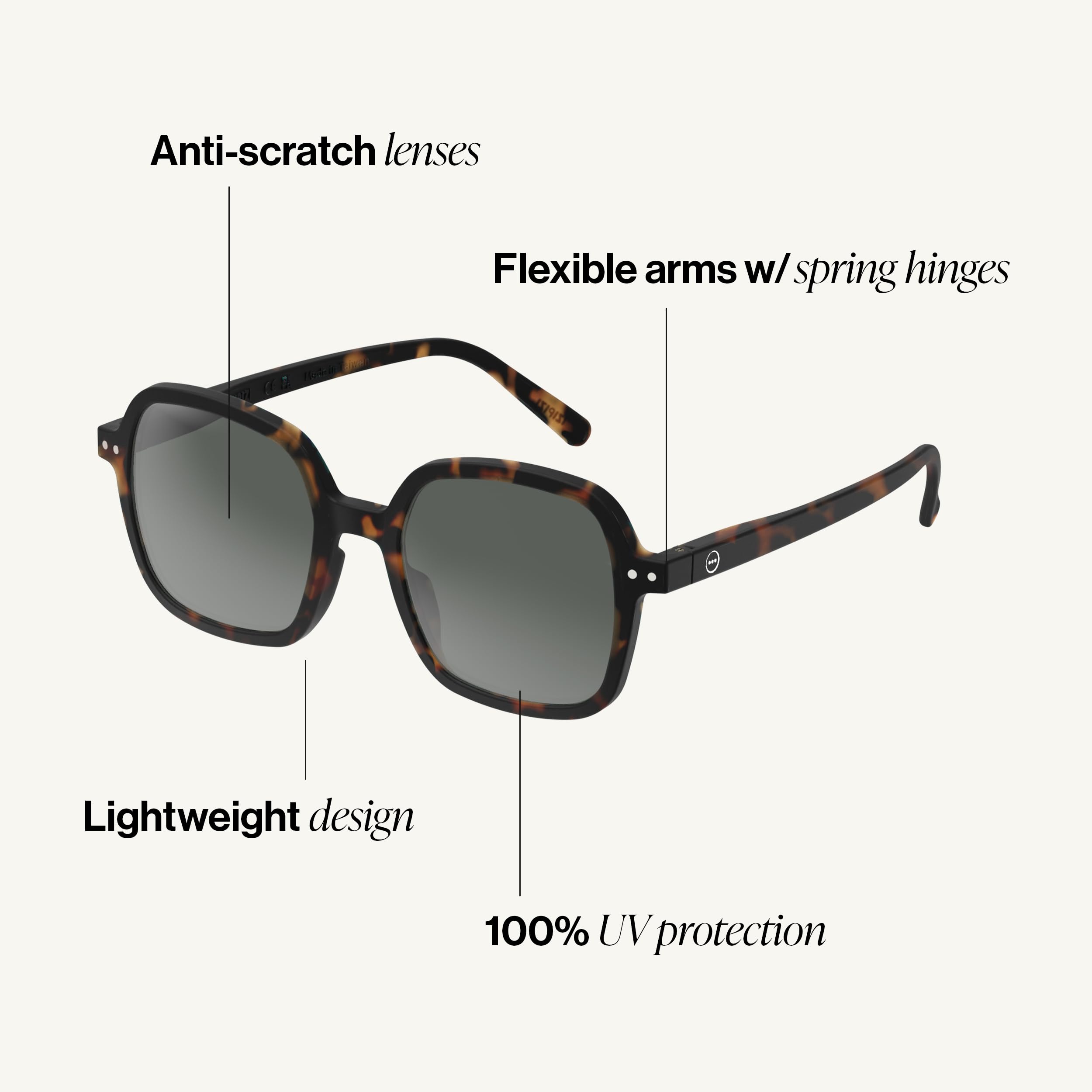IZIPIZI Unisex #Office Sonnenbrille (1er Pack)