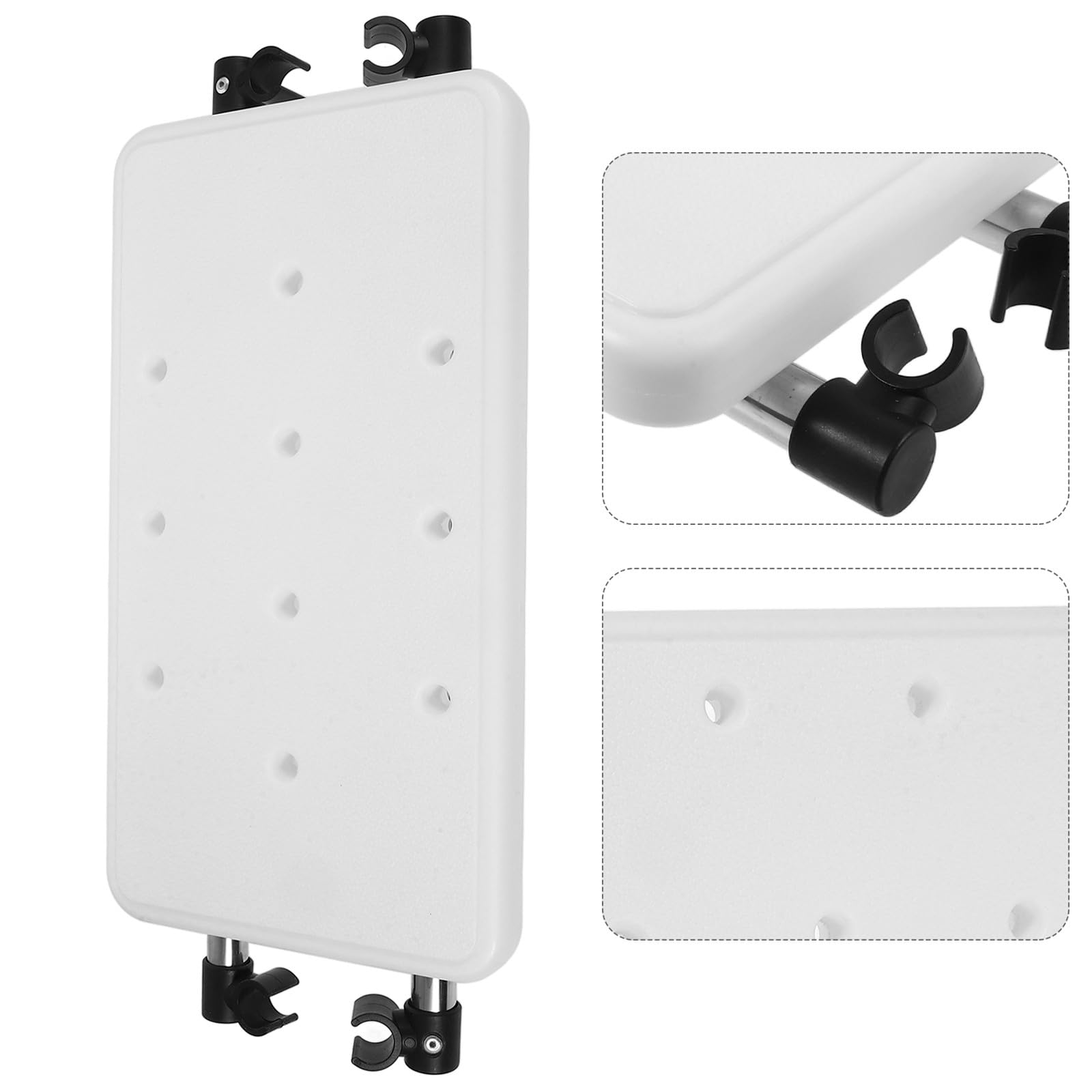 Sedile Reversibile in Lega di Alluminio per Deambulatore, Accessorio di Ricambio per Sedile da Doccia Walker, Supporto Stabile per Ausilio Bagno e Mobilità