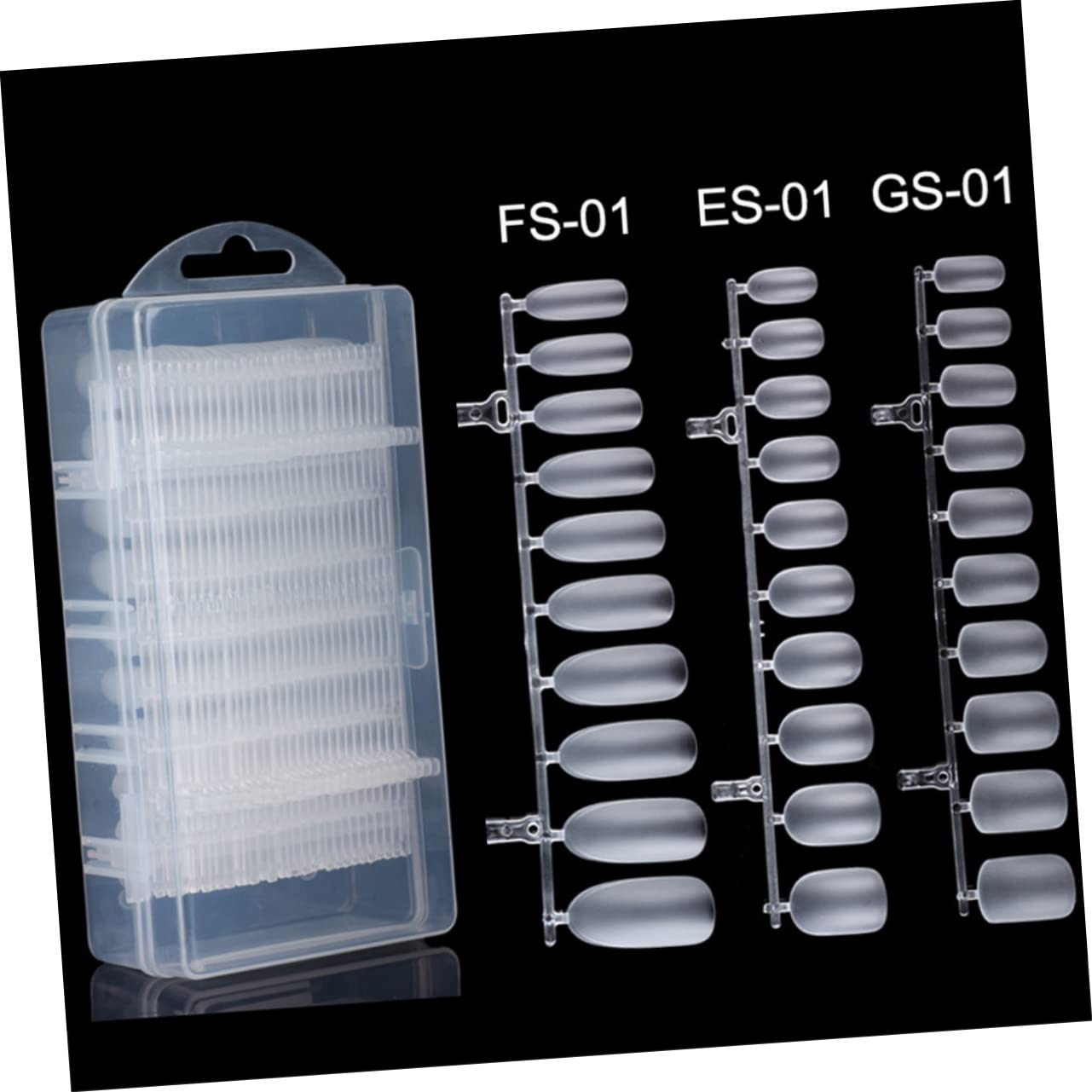minkissy 600pezzi Unghie Finte Ultra Sottile Per Nail Art Di Unghie Artificiali Con Superficie Opaca Facili Da Applicare e Personalizzare Per Saloni e Fai Da Te
