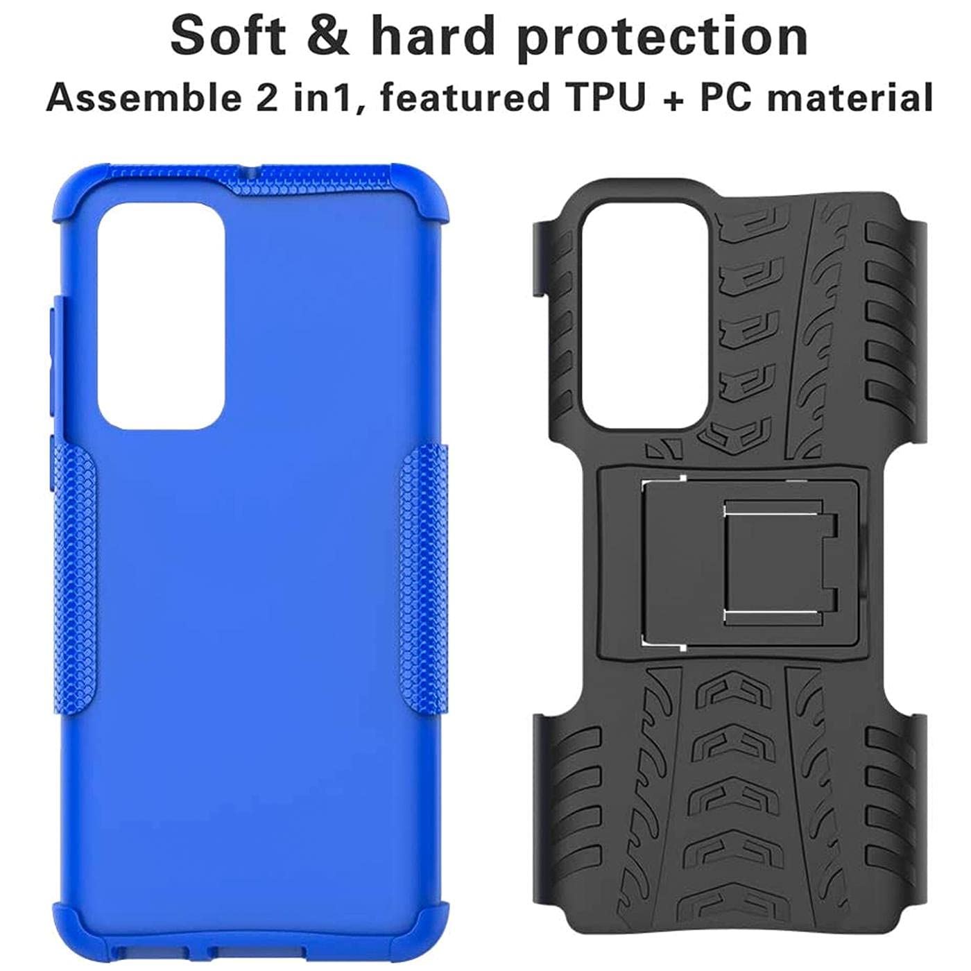 Verco Custodia Protettiva Outdoor Per Huawei P40 Lite: Antiurto 2 In 1 Con Clip (Verde)