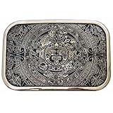 Mens Rectargular Aztec Mayan Calender Maya Mexico Ancient Aliens Belt Buckle New