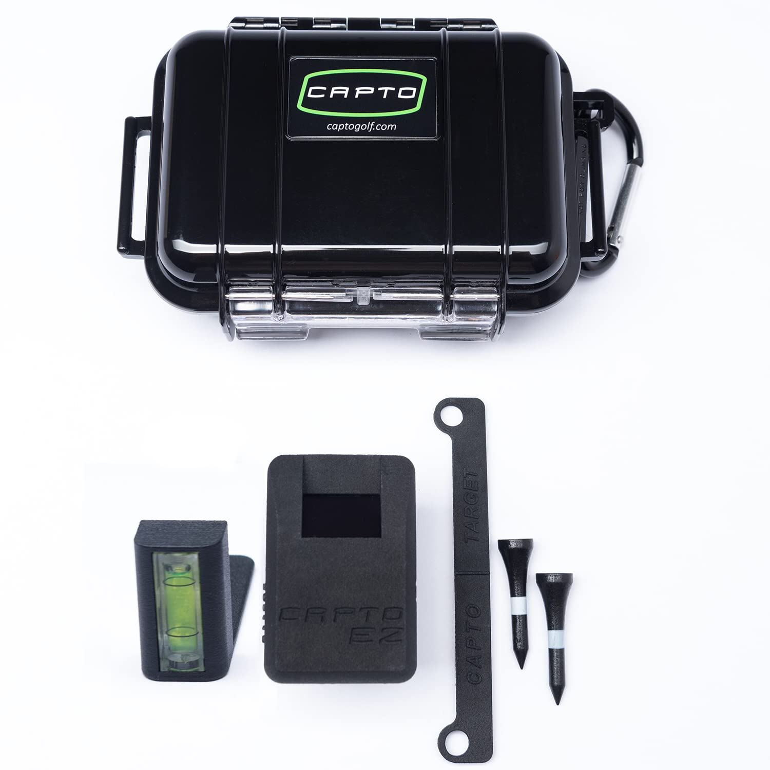 Capto EZ Golf & Putting Training Aid - Real Time Biofeedback & Analysis - Club Attachment Speed, Arc, Tempo, & Swing Trainer