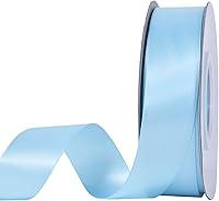 Vista 167 de YAMA Cinta de satén de doble cara, 7/8 pulgadas, 25 yardas para envolver regalos, color rosa