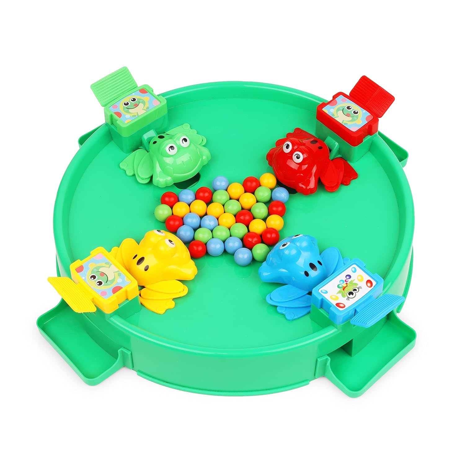 Adichai Frog Eat Beans Game 4 Players Eat The Beans Hungry Frog Game for Kids Multiplayer Game for Players Board Game