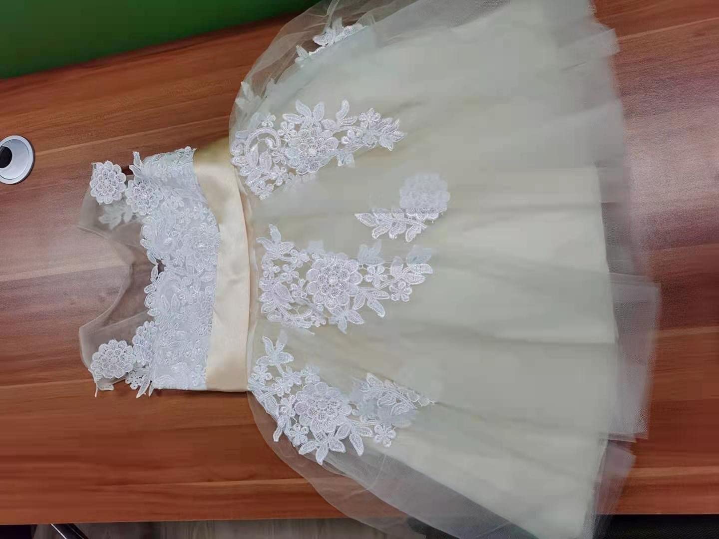 Vestido de tul para niños, vestido de niña, vestido de dama de honor, vestido de boda, vestido de encaje para niñas