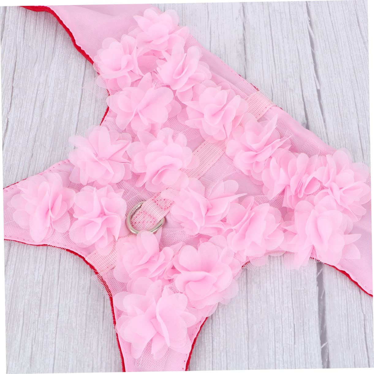 FOMIYES 3 Piezas De Lindas Flores Estéreo para Perros Malla Transpirable Cuerda De Tracción Suministros para Mascotas Talla XL