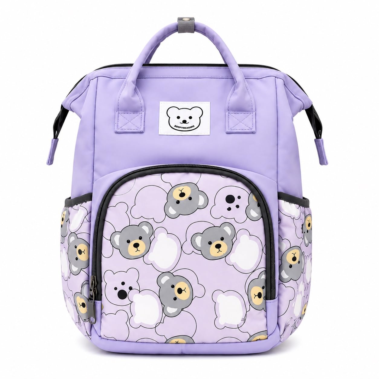 HI MOM Stylish Baby Diaper Backpack Bag Large Capacity Waterproof Maternity Travel Bag Multi Pocket Baby Care Nappy Organizer Backpack for Moms and Dads-image-44