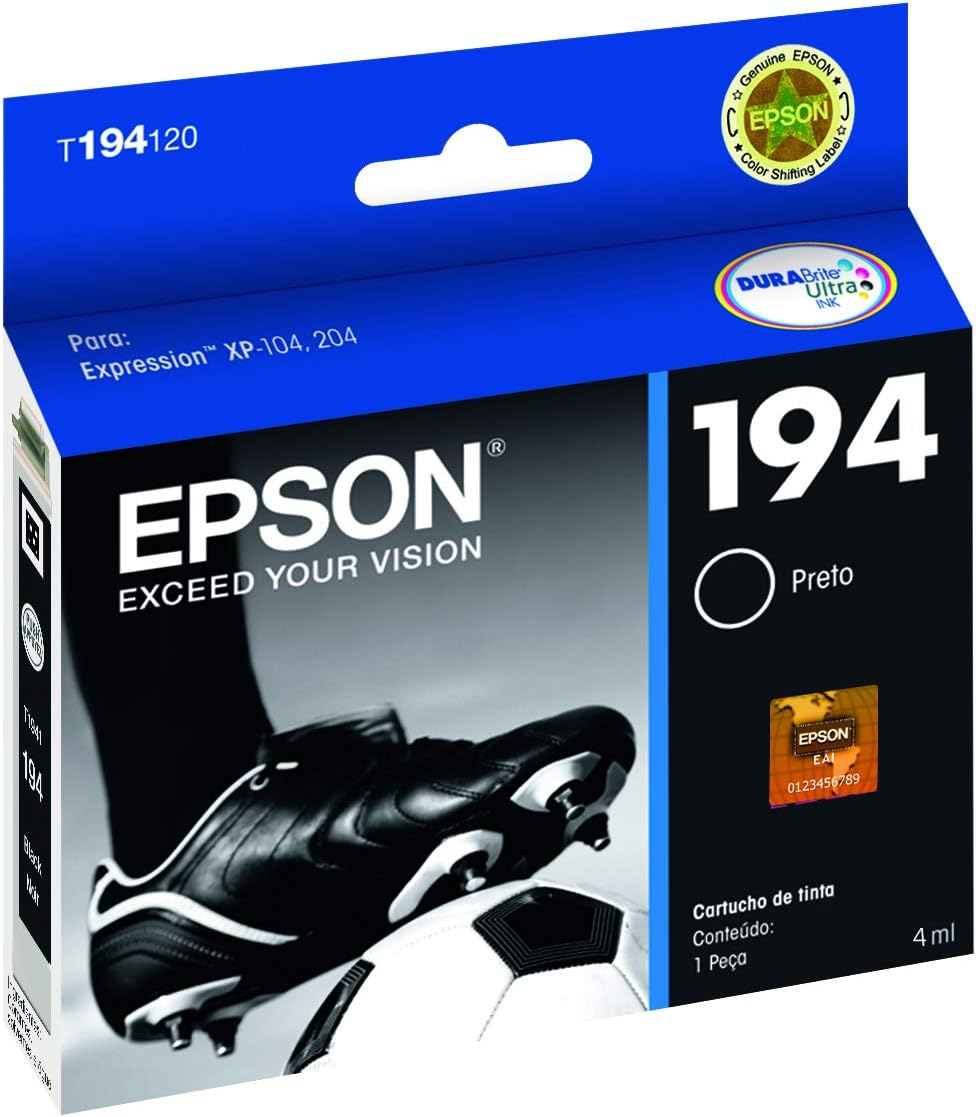 Review da Tinta Original Epson 194 Preto T194120: Testado por 30 dias