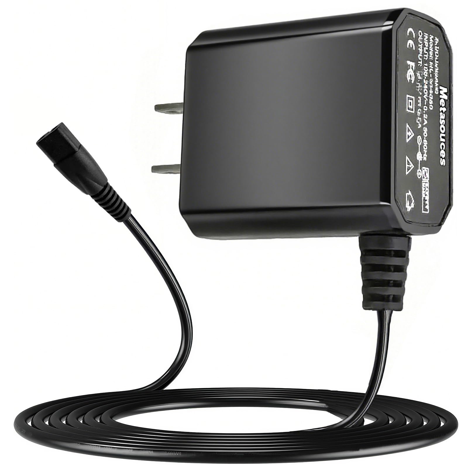 Amazon.com: Metasources 2-Prong 4V AC/DC Adapter Compatible with