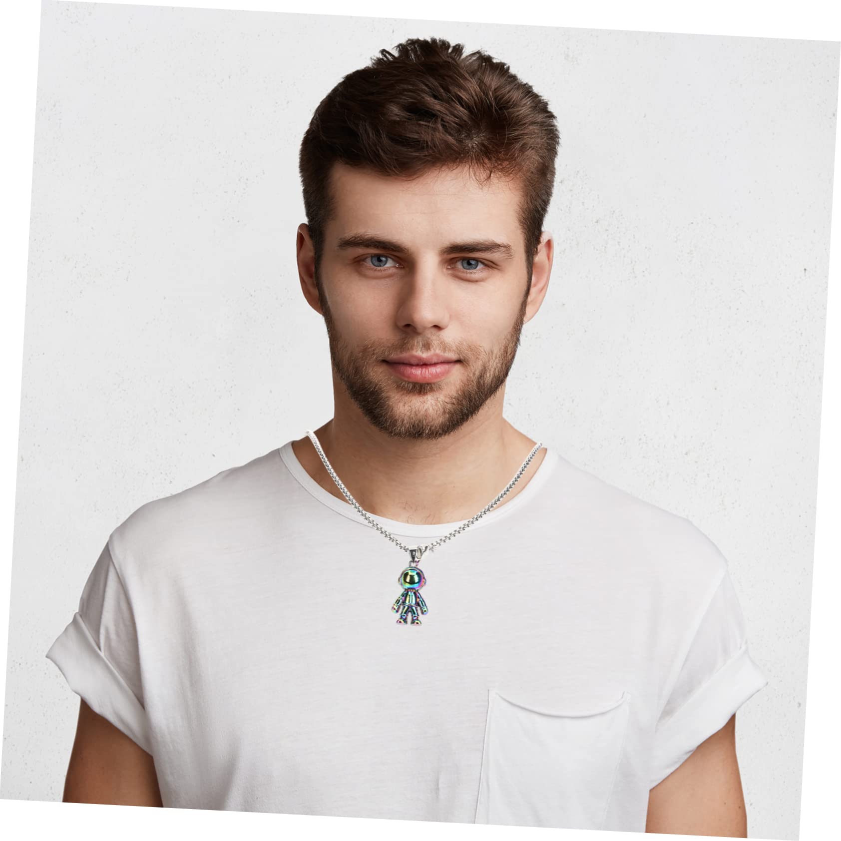 5pares Collares Magnéticos De Pareja Colgante De Astronauta Joyería Única Para San Valentín y Aniversarios Diseño Conectado Especial Para Enamorados