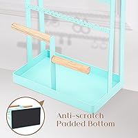 Vista 5 de ProCase - Soporte Organizador de Joyería con 6 Niveles, Organizador de Collares y Pendientes con 15 Ganchos, Torre de Exhibición y Almacenamiento