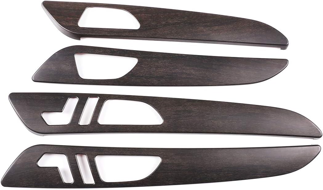 For Mercedes Benz ML GLE GL Class GLS320 400 2012-2019 ABS Car Door Panel Molding Cover Trim Accessories (Without Memory Hole) (Oak Wood Grain)