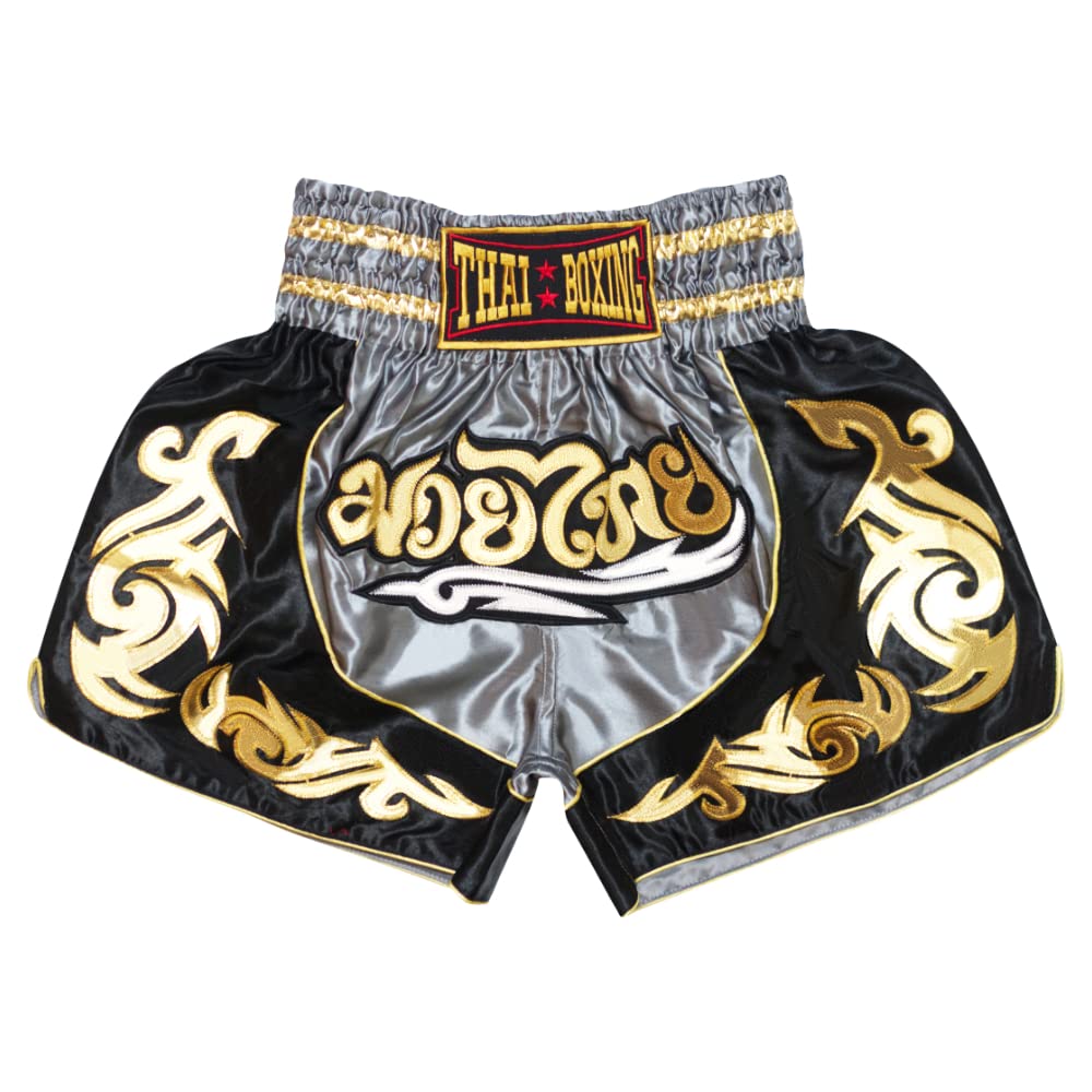 SIAMKICK Classic Muay Thai Shorts for Men Women Boxing Kickboxing High Grade MMA Fight Clothing Training Workout Trunk
