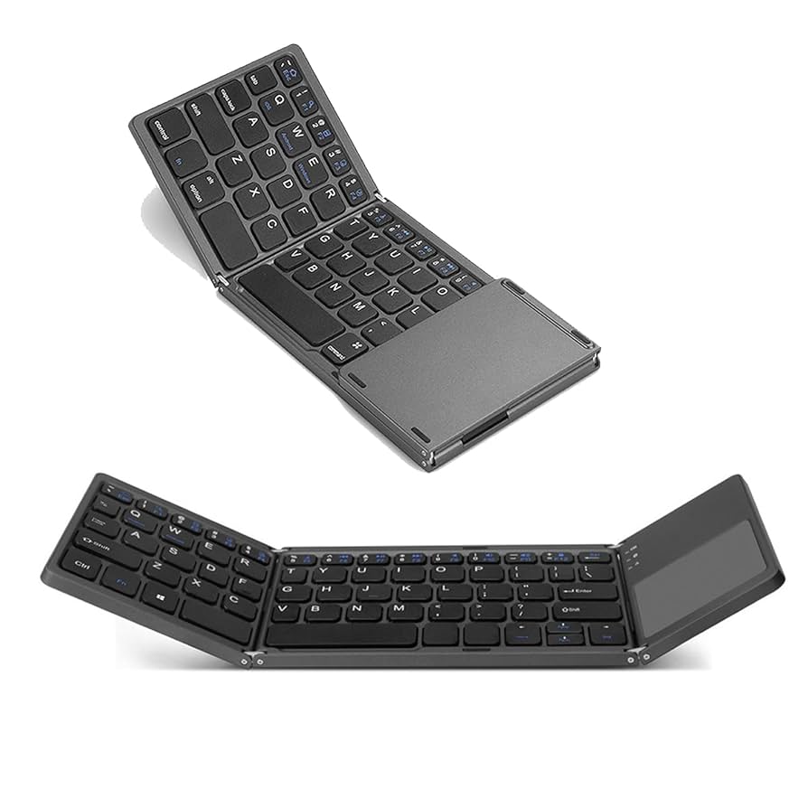 Amazon.co.jp: キーボード Bluetooth 折り畳み式 タッチパッド