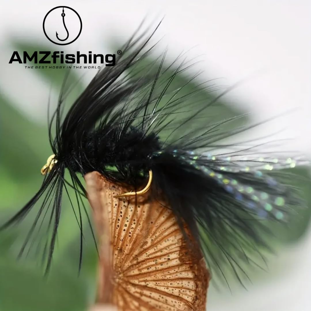 Woolly Bugger per Pesca a Mosca Trota - Assortimento, Mosche Streamer