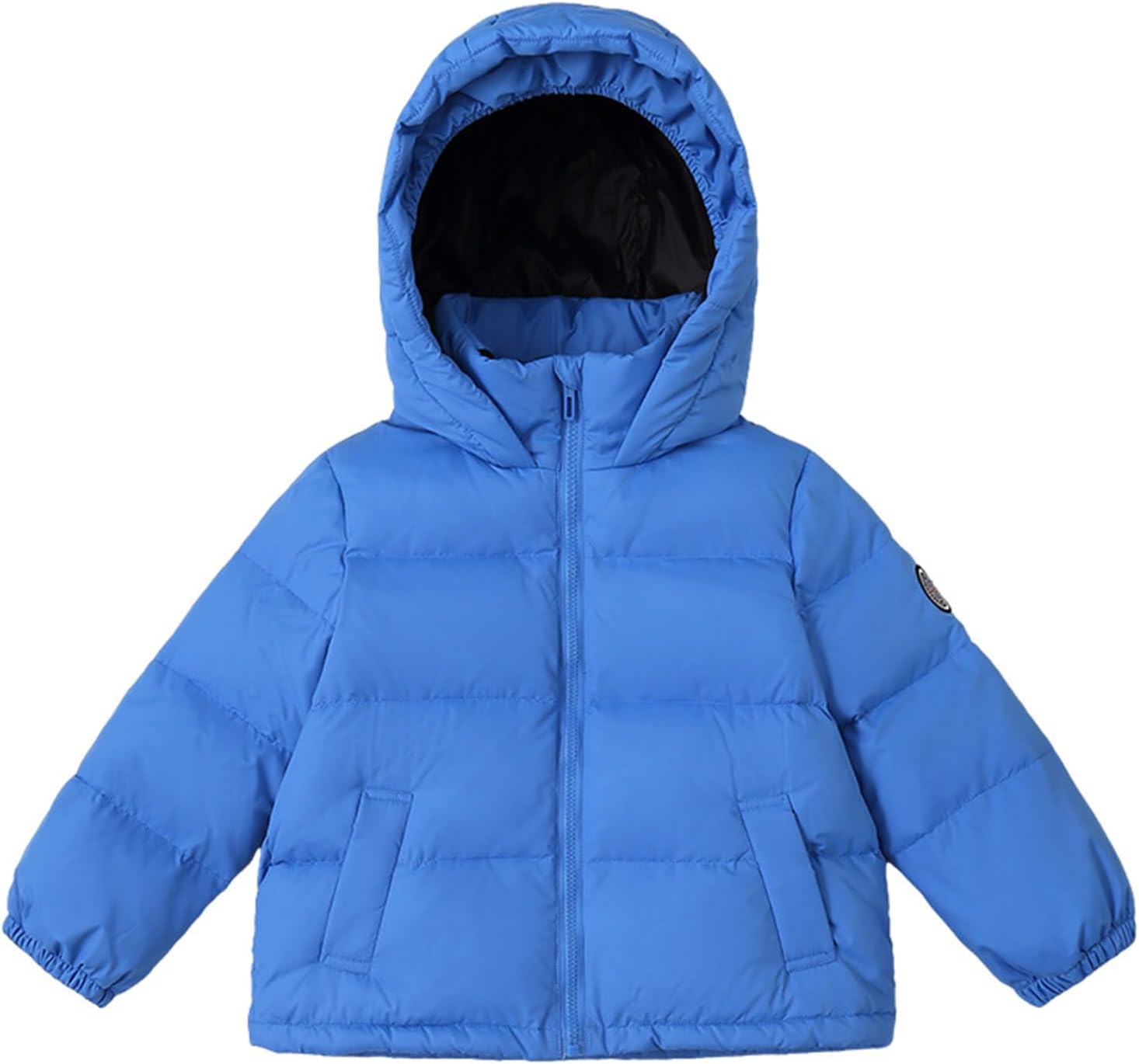 Winter Down Coats for Kids Baby Boys Girls Zip Up Thermal Winter Warm Jacket Hoods Infant Casual Loose Pocket