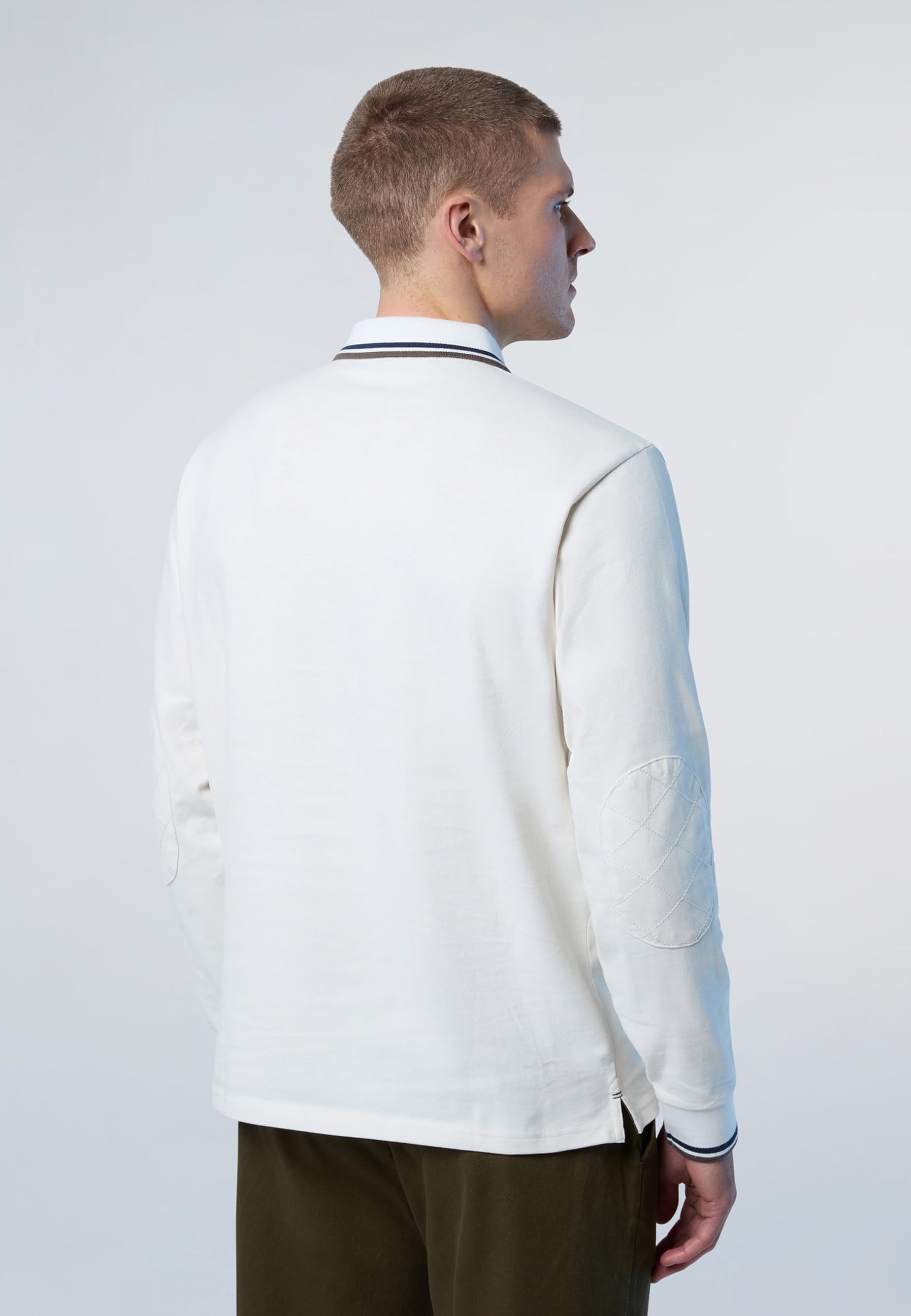 NORTH SAILS Polo Uomo Manica Lunga Cotone Felpato 692336