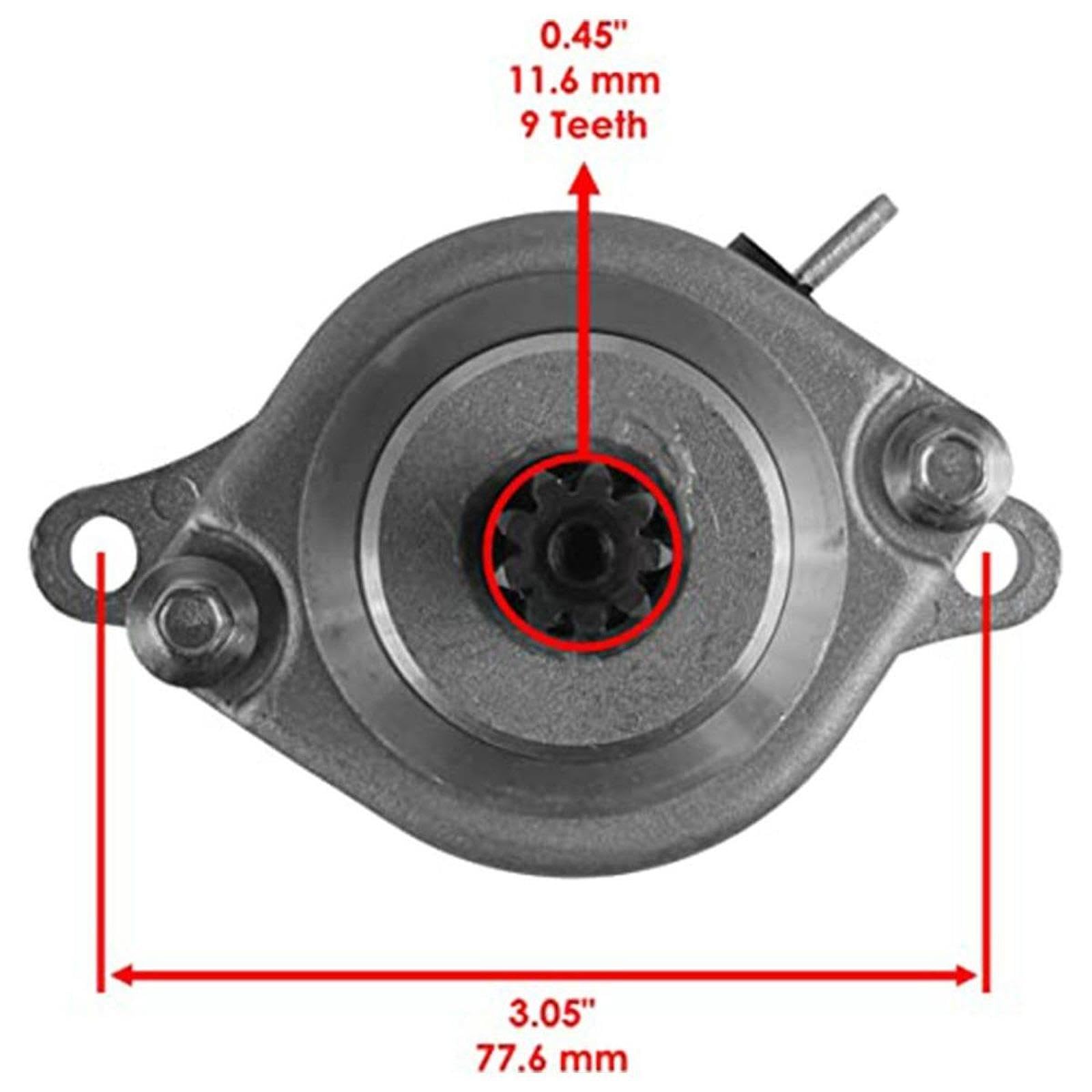 Motor di Avviamento Ricambio AP9150090 Accessorio Premium Prestazione Avanzata Montaggio Facile Componente Solido Adatto a Officine Meccaniche