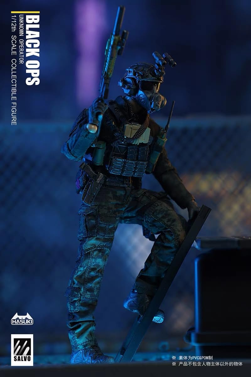 Amazon.co.jp: HASUKI 1/12 フィギュア用 Black Ops 素体ヘッド