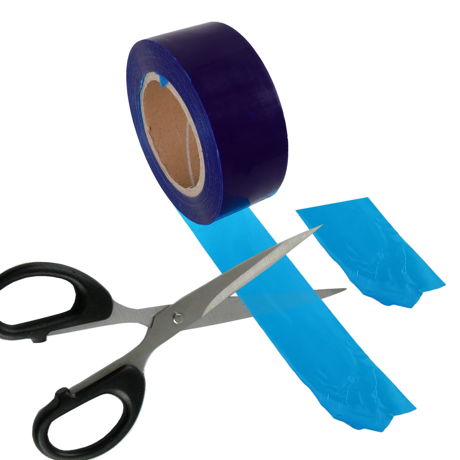BETOOKY Nastro Autoadesivo Protettivo Blu PE per Cerchioni Auto, Larghezza 5,2 CM, Pellicola Antigraffio per Pneumatici, Protezione Resistente per Ruote di Auto e Moto