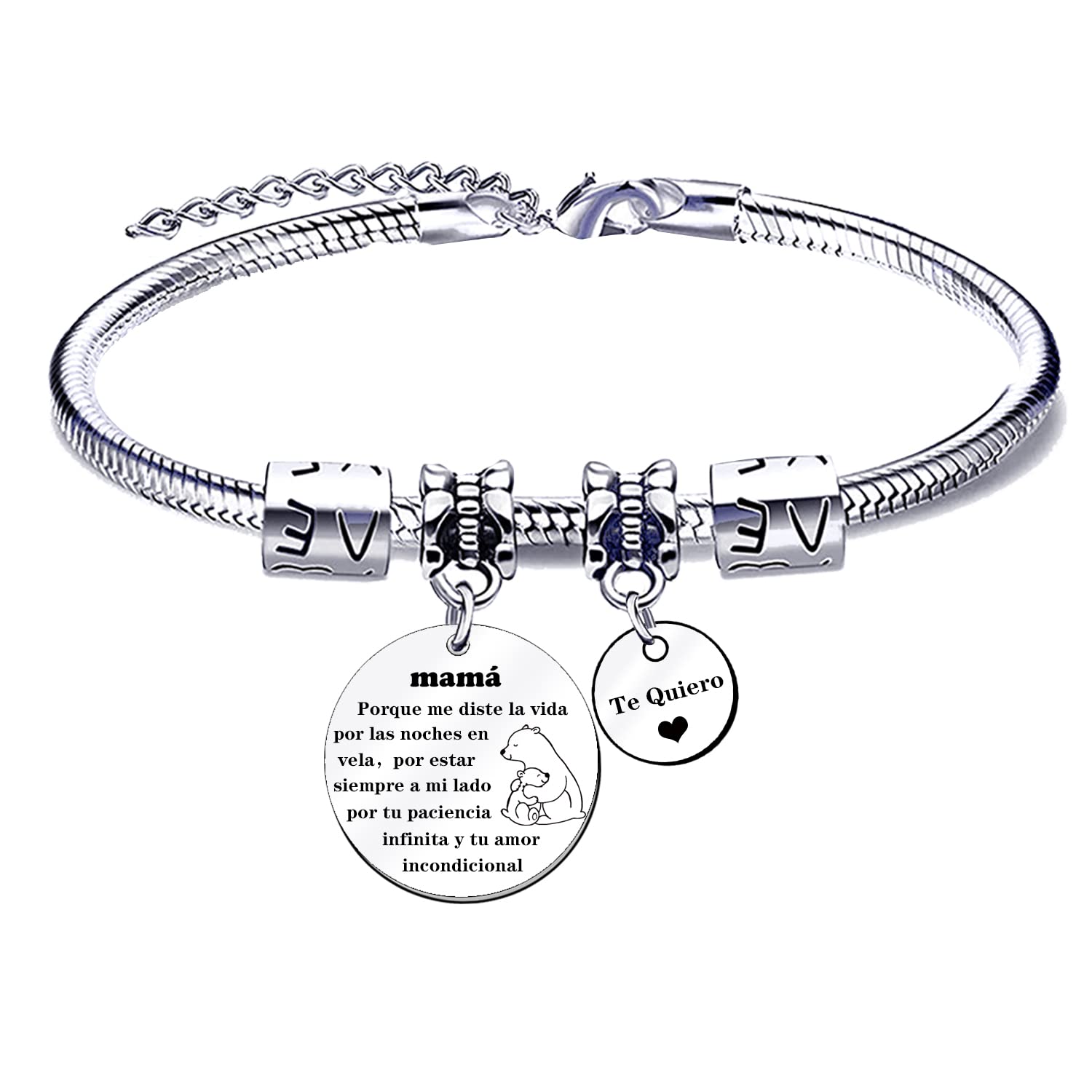 Pulsera para Mamá Pulsera Mamá personalizada día de la Madre Regalo original，pulsera mamá e hija Regalo de cumpleaños para mamá，Regalo para mi mamá de Navidad — view 11