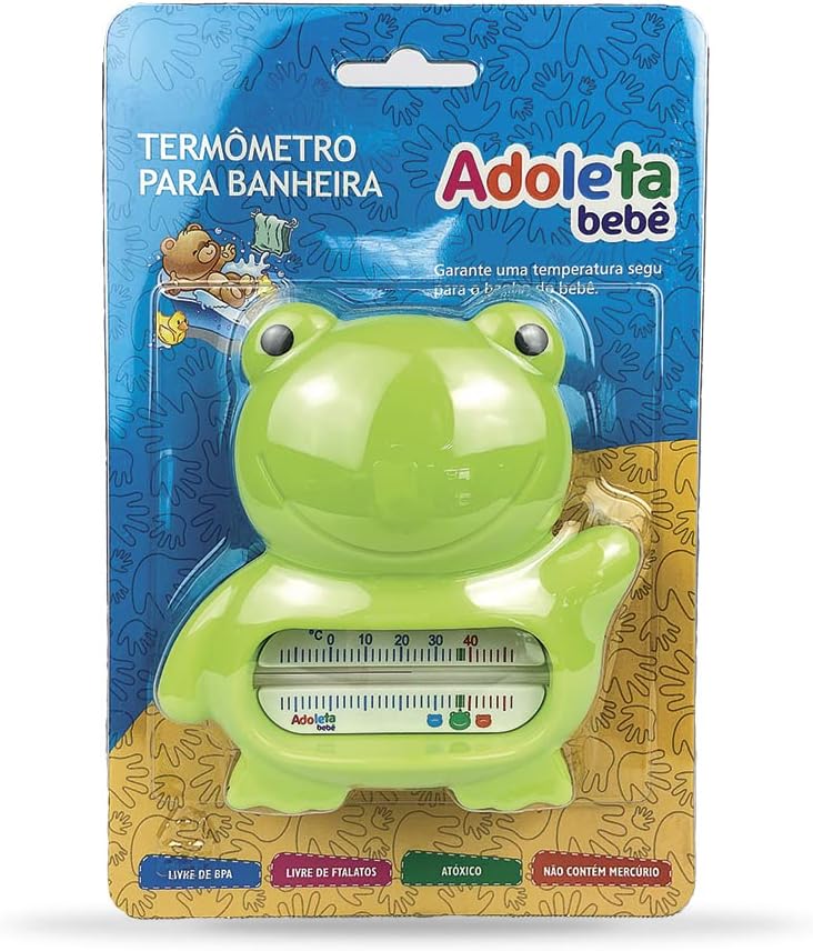 Adoleta Bebê Termômetro Para Banheira Verde Bebê