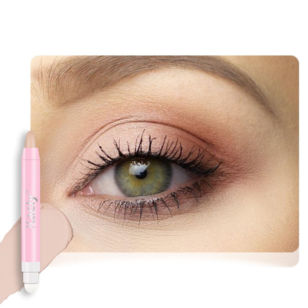 2in1 Matte Cream Eye Shadow Stick – Desert Matte, Eyeliner Pencil Eyeshadow Palette Makeup, Waterproof Long Lasting Brightener, Crease Proof & Smudge Resistant, Cream Eyeshadow with Built-in Smudger 2in1 Matte Cream Eye Shadow Stick – Desert Matte, Eyeliner Pencil Eyeshadow Palette Makeup, Waterproof Long Lasting Brightener, Crease Proof & Smudge Resistant, Cream Eyeshadow with Built-in Smudger