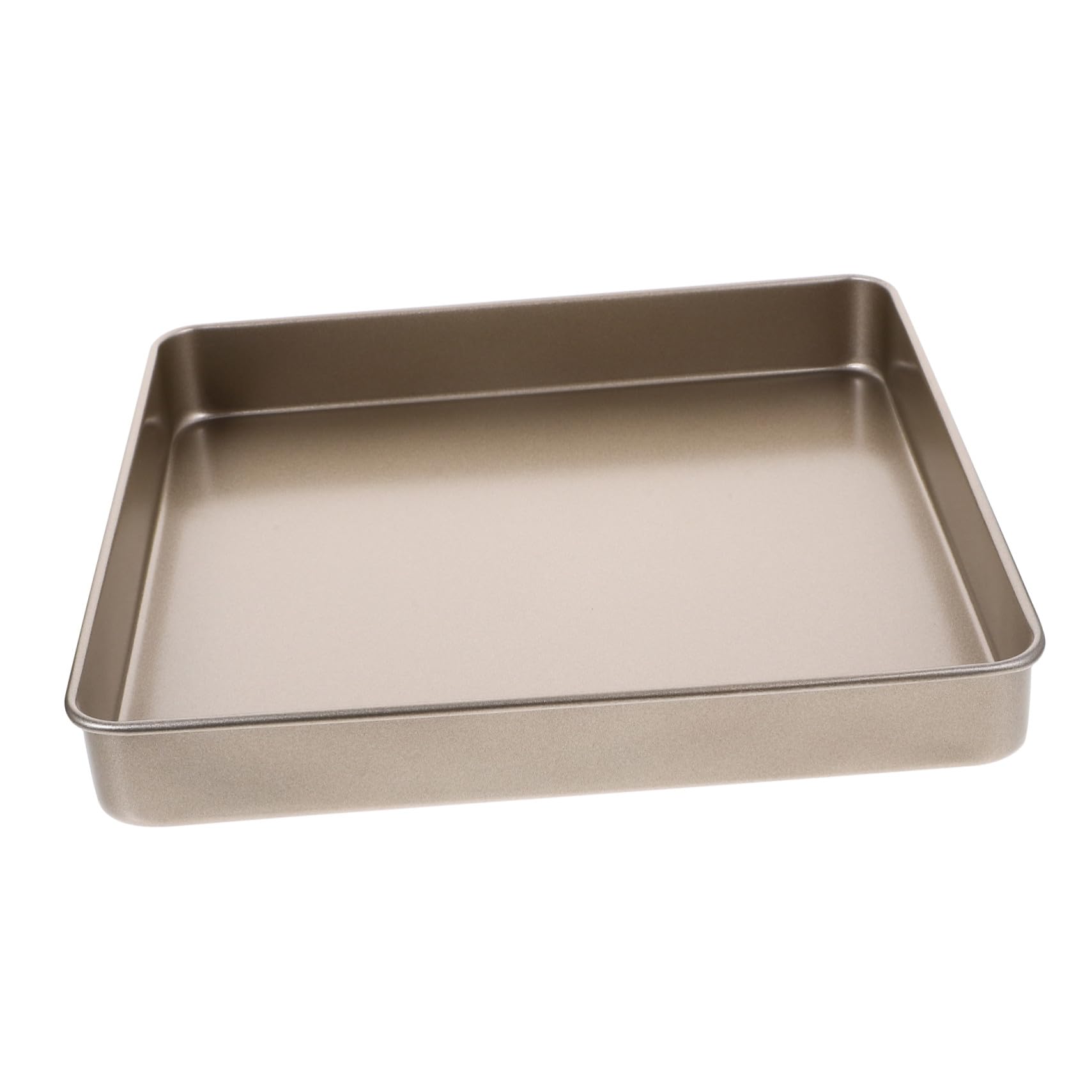 Toyvian Plaque de Cuisson Carrée 28cm Antiadhésive en Acier au Carbone, Facile à Nettoyer, pour Pain et Gâteau Maison Cuisine Professionnelle