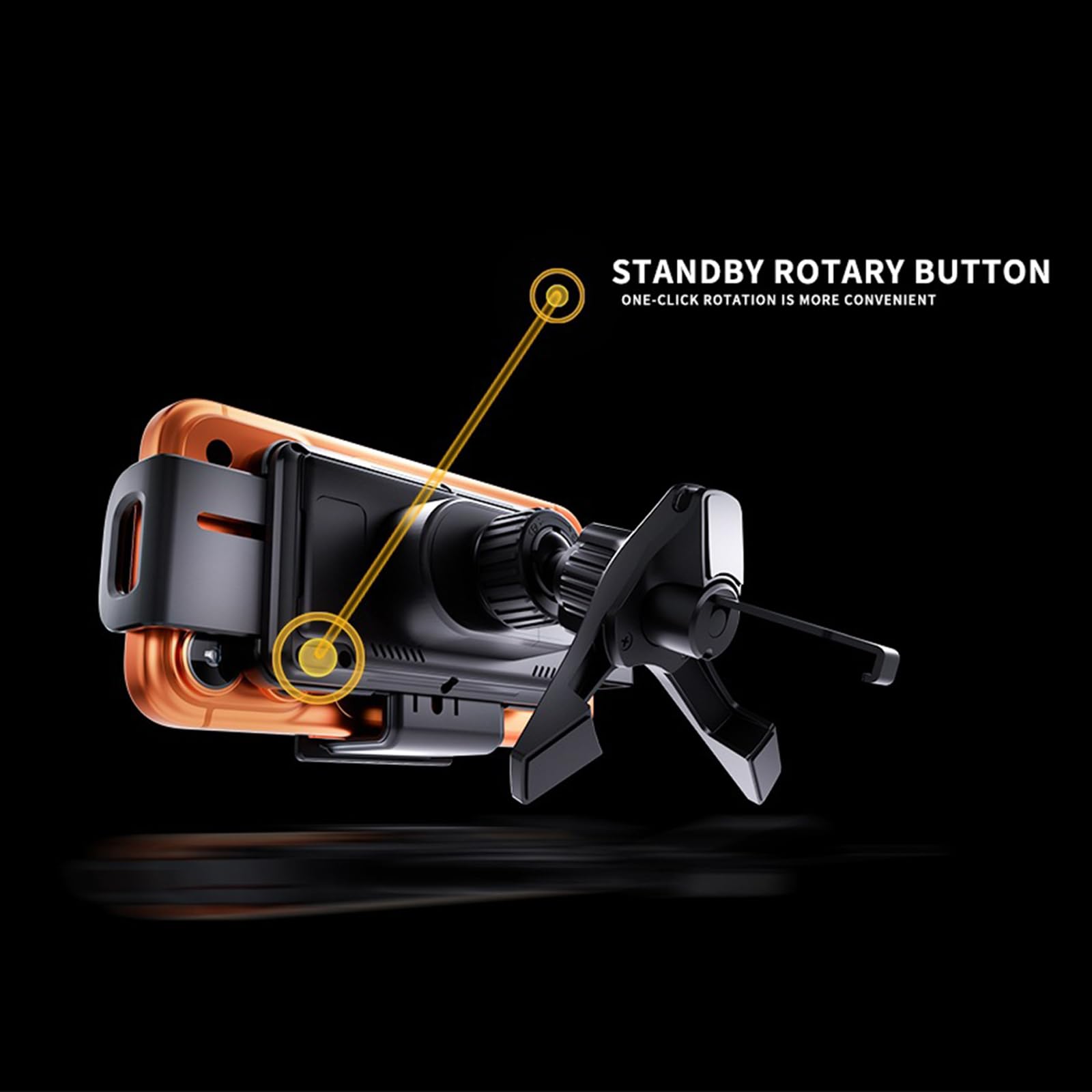 XAGMODSHN Supporto per telefono portatile, design, Car recharge down pa
