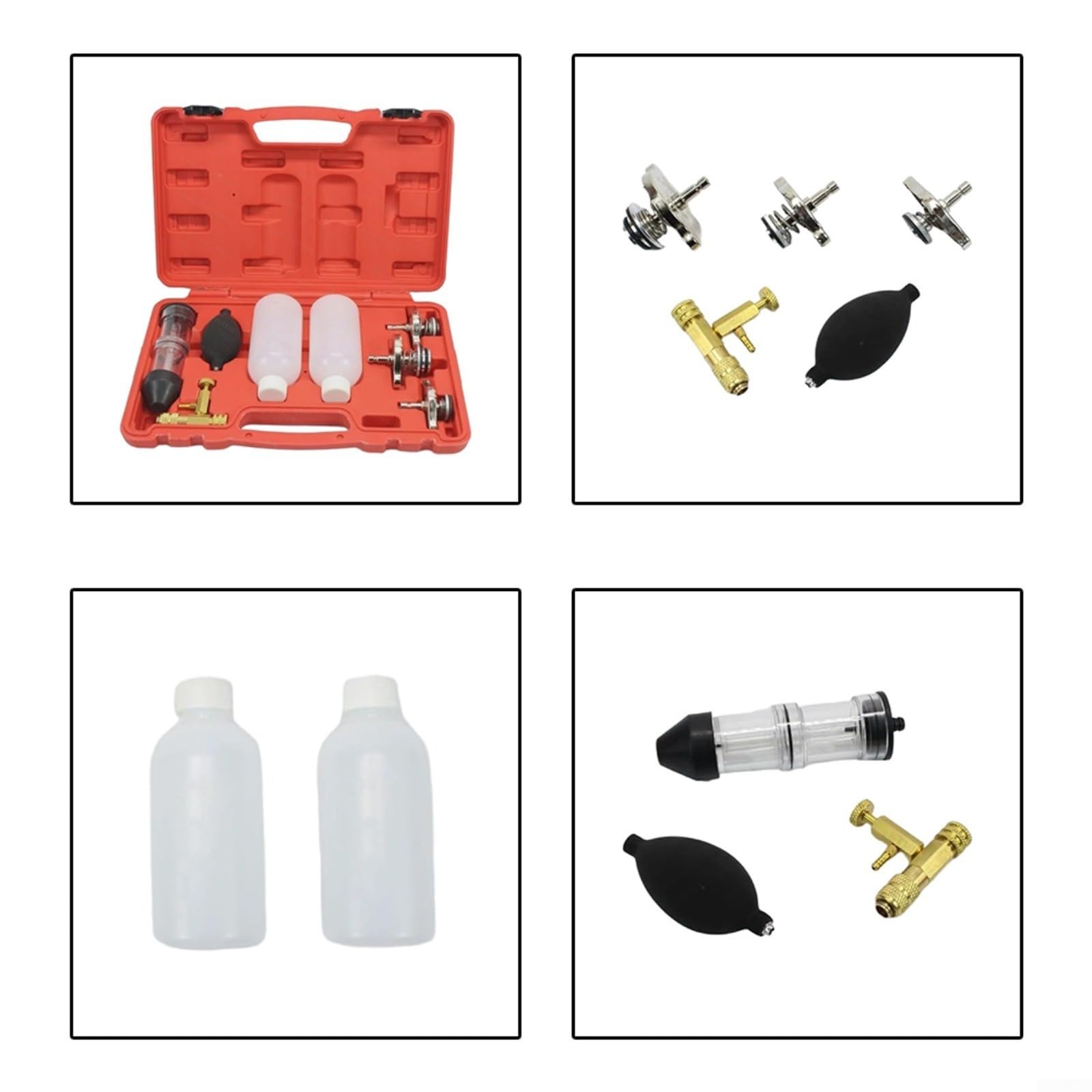 Kit de detección de fugas de combustión para coche para comprobar la junta de la culata antes de realizar pruebas de compresión o pérdida de presión