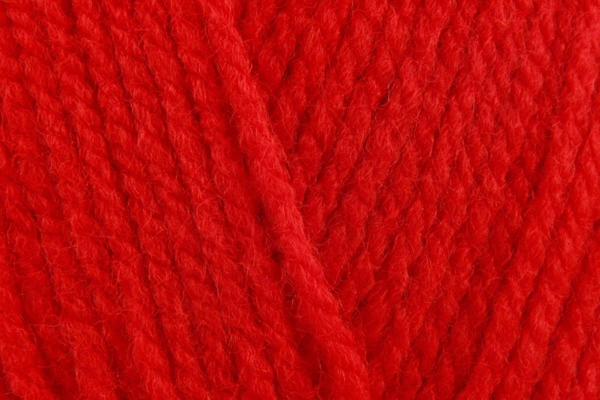 Sirdar Hayfield Bonus DK Crochet Yarn, 100% Acrylic Double Knitting Wool for Sweaters Jumpers Toys - 100g Ball - Signal Red (977) - Single (1 Ball) — image 1
