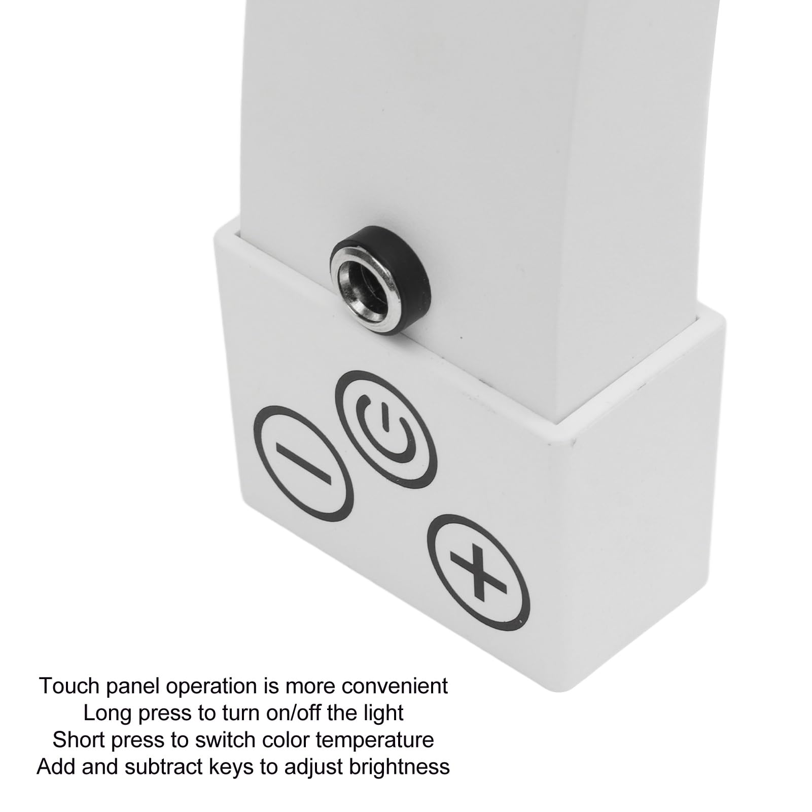 Asixxsix Lampada da Tavolo per Unghie, 3200-5600K 1500LM Luce Mezza Luna per Nail Desk con Clip per Telefono, Lampada per Illuminazione per Tatuaggio, Lampada da Scrivania per Unghie