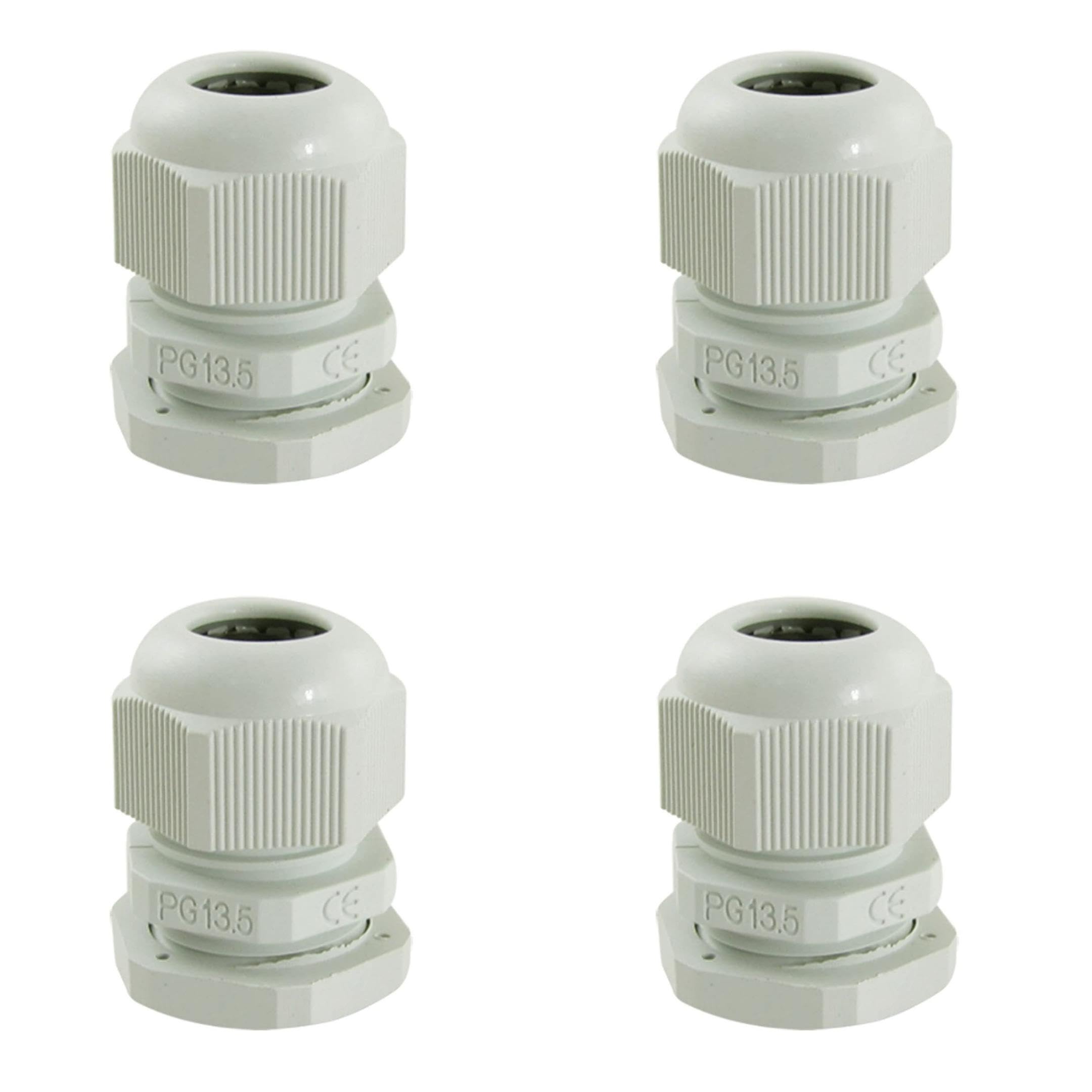(4 pc) Pro3D PG13.5 Waterproof IP68 Nylon Plastic Cable Gland Connector-image-6