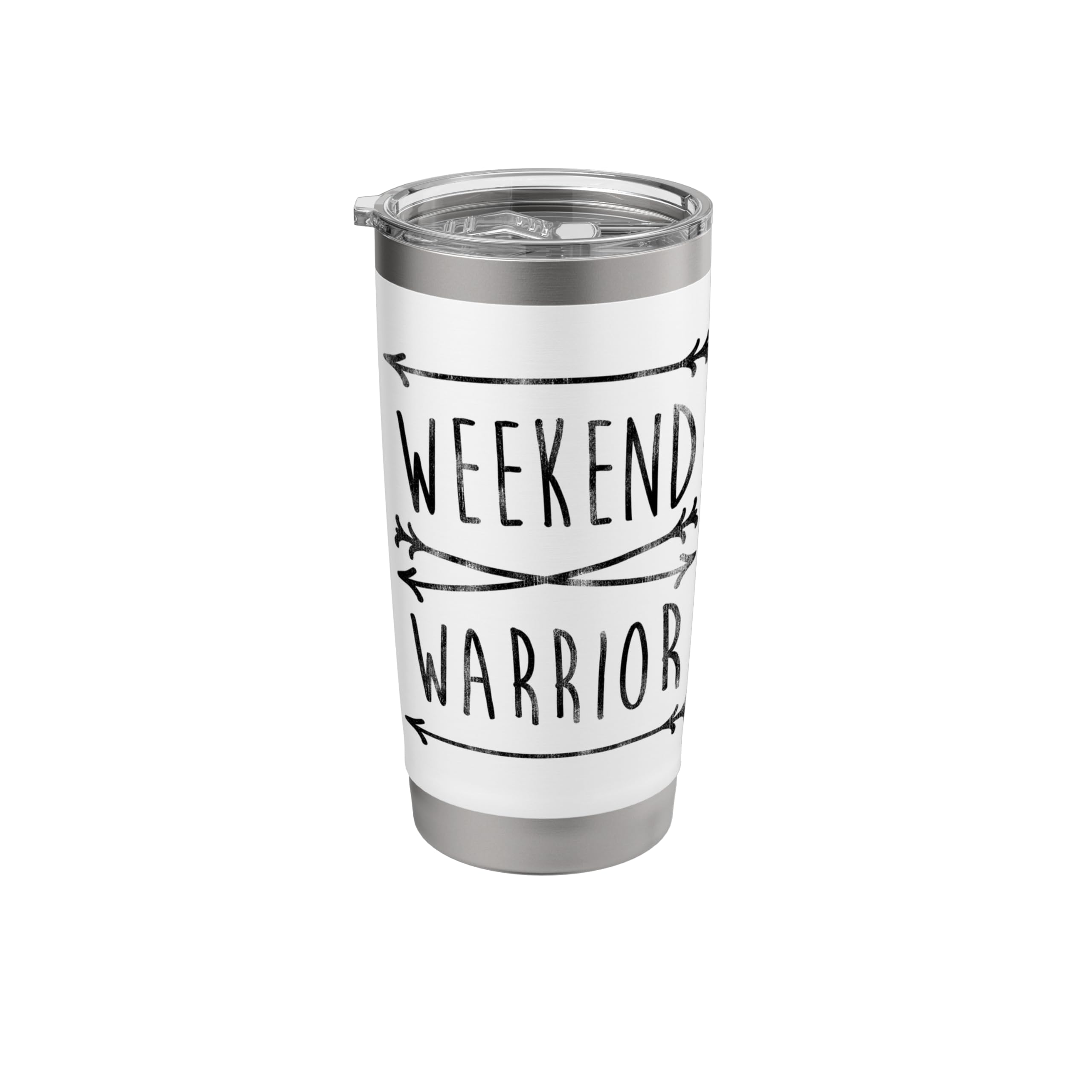 Trendy Weekend Warrior Arrows Bold Stainless Steel Insulated Tumbler