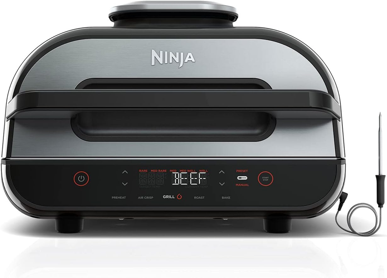 Amazon.com: Ninja Foodi 5 In 1 Indoor Grill and Air Fryer with Surround ...
