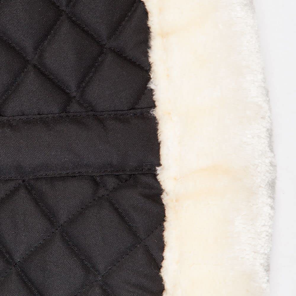 PFIFF Tapis de selle en fausse fourrure Naturel