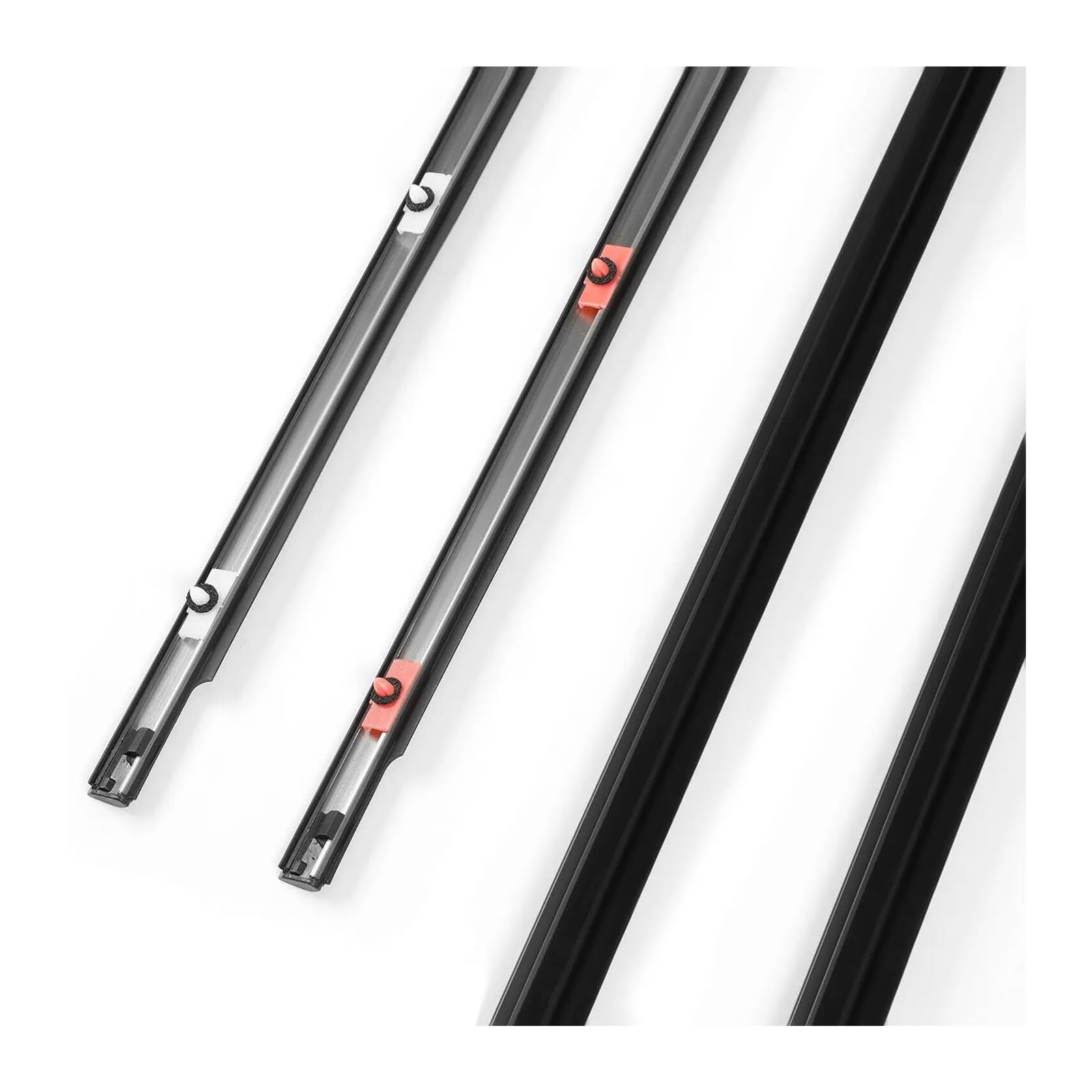 Iukmrt One Color For Civic 2016-2019 Car Outer Windows Rubber Weatherstrip Waterproof Pressure Strip Sealing Car Door Seal Protector