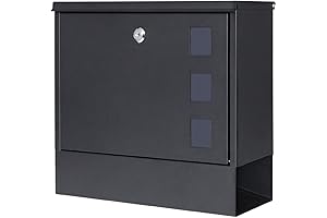 Enclosed Mailbox for Security and Convenience: Jssmst Wall-Mounted Vertical SM-HPB911BN