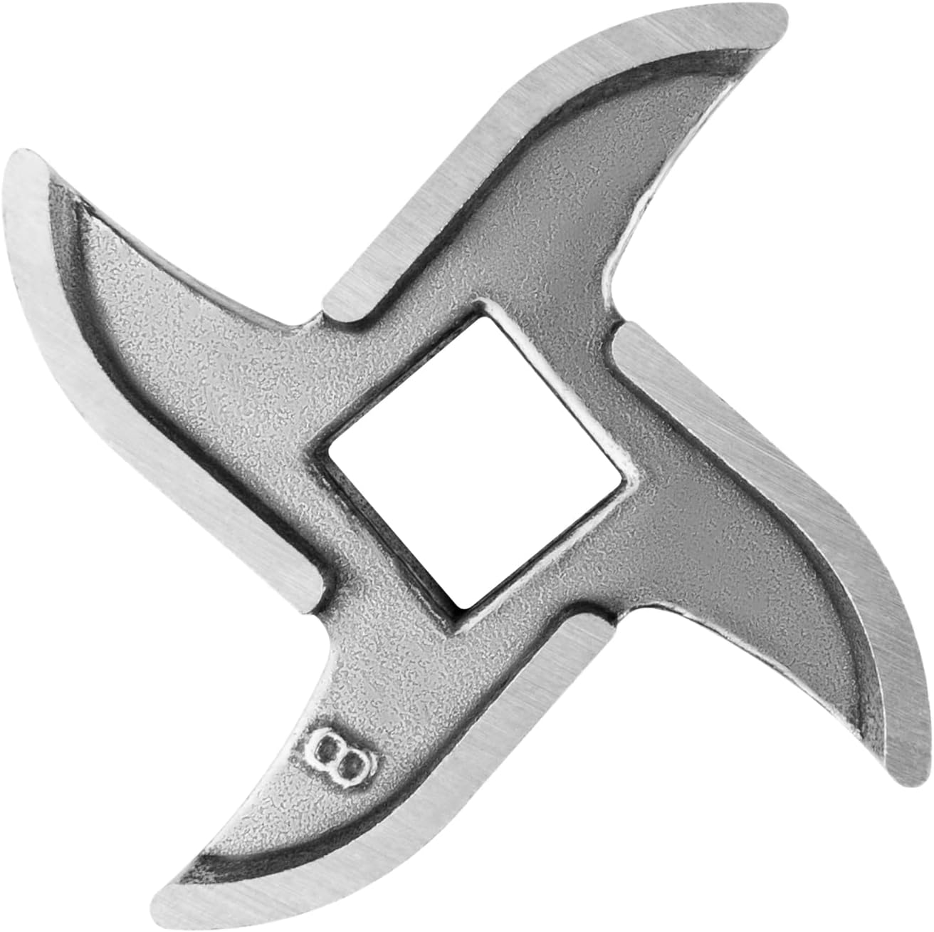 Meat Grinder Blade #8 - Blades Replacement for Grinding Meat - Meat Grinder Parts, Accessories, Stainless Steel, 3 Pcs