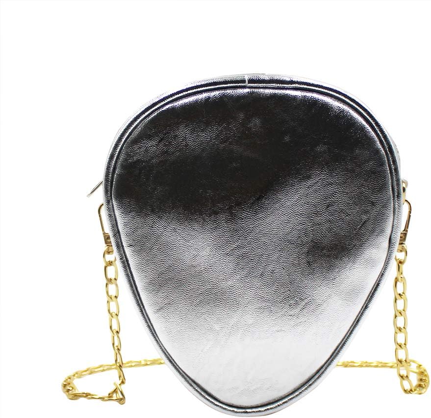 ZGMYC Alien Pattern Hologram Crossbody Bag Glitter Shoulder Purse with Chain Strap for Kids Teen Girls Women - Image 4