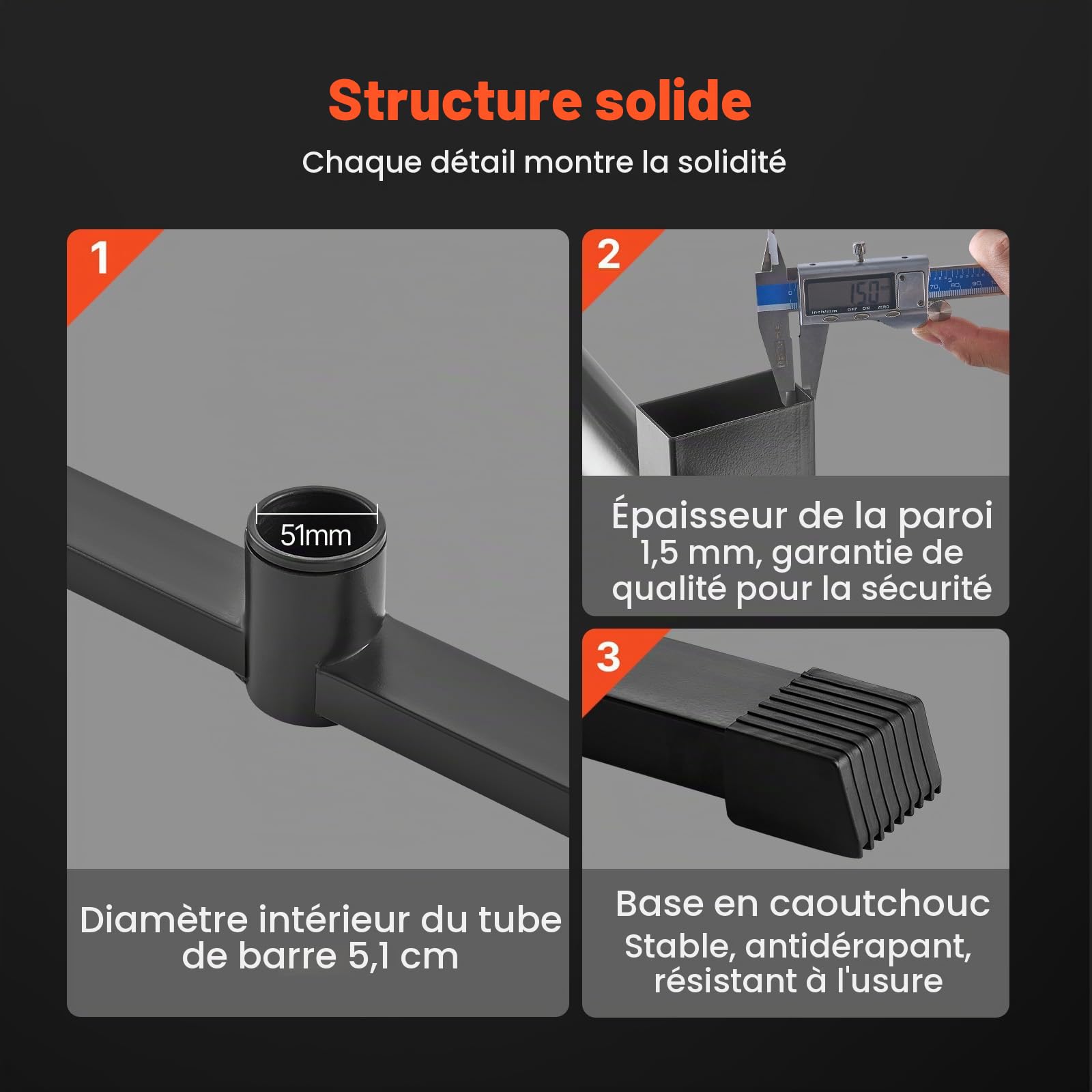 VEVOR Support d'Haltères Capacité de Charge 136 kg, Rack de Rangement pour Disques des Poids de 50,8 mm, Support de Poids à Cadre en A, Repose Haltères Robuste, Stockage pour Musculation Gym Domicile